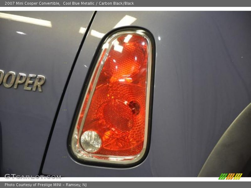 Cool Blue Metallic / Carbon Black/Black 2007 Mini Cooper Convertible