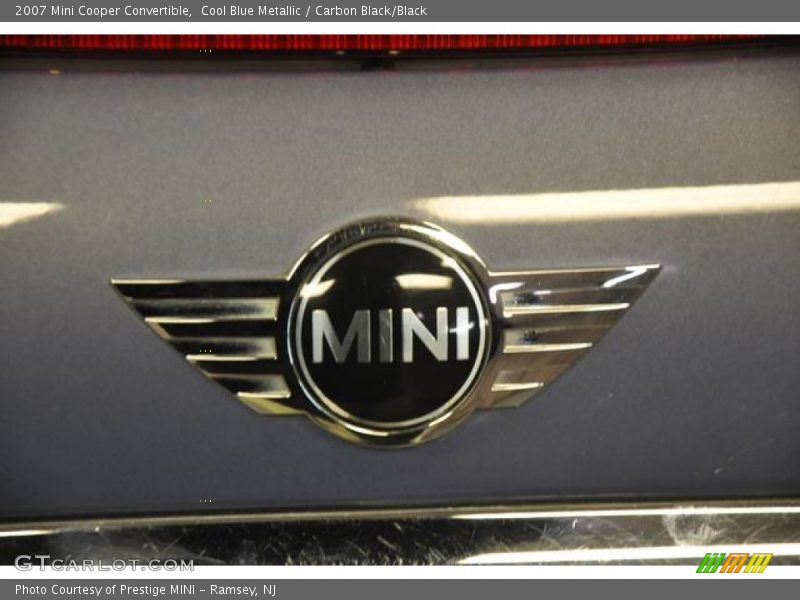 Cool Blue Metallic / Carbon Black/Black 2007 Mini Cooper Convertible