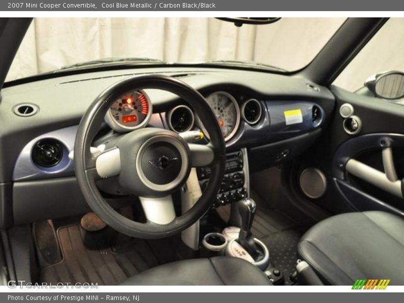 Cool Blue Metallic / Carbon Black/Black 2007 Mini Cooper Convertible