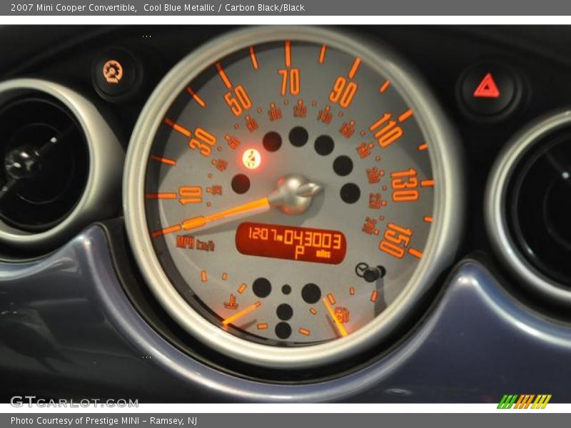 Cool Blue Metallic / Carbon Black/Black 2007 Mini Cooper Convertible