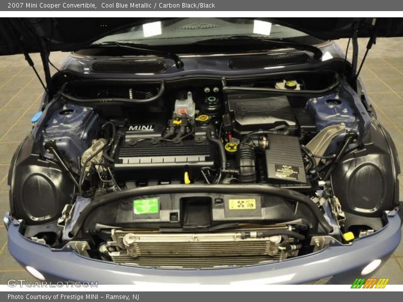 Cool Blue Metallic / Carbon Black/Black 2007 Mini Cooper Convertible