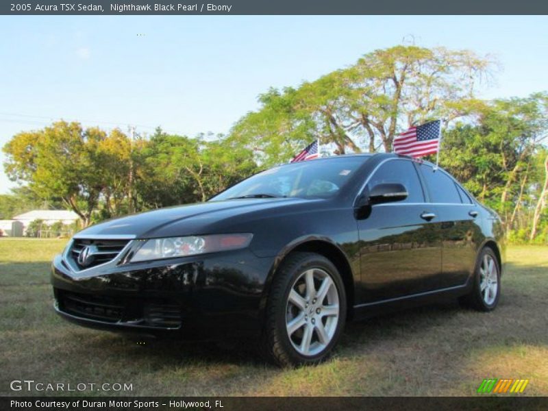 Nighthawk Black Pearl / Ebony 2005 Acura TSX Sedan