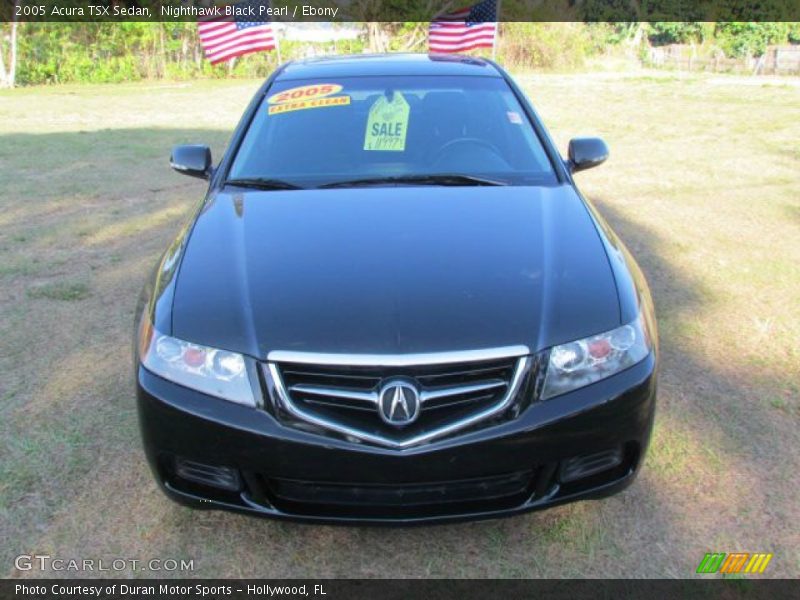 Nighthawk Black Pearl / Ebony 2005 Acura TSX Sedan