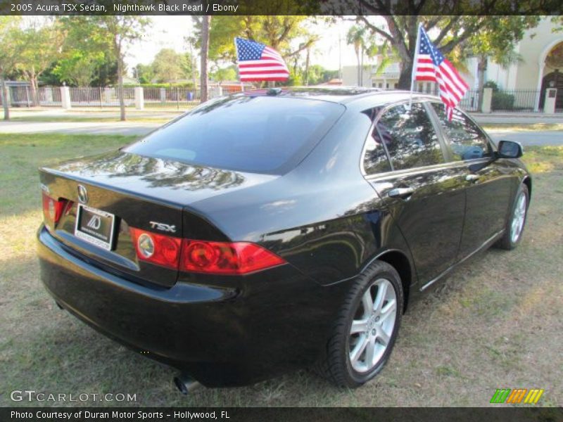 Nighthawk Black Pearl / Ebony 2005 Acura TSX Sedan