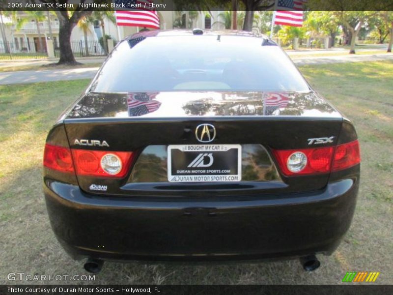 Nighthawk Black Pearl / Ebony 2005 Acura TSX Sedan