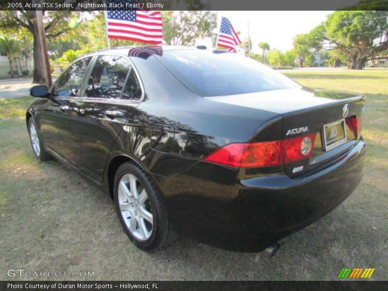 Nighthawk Black Pearl / Ebony 2005 Acura TSX Sedan