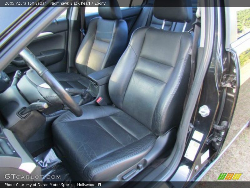 Front Seat of 2005 TSX Sedan
