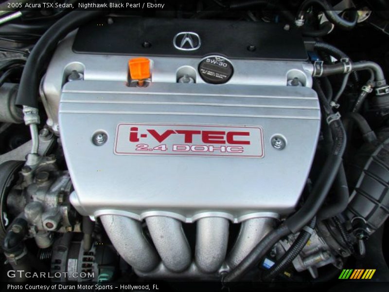  2005 TSX Sedan Engine - 2.4L DOHC 16V i-VTEC 4 Cylinder