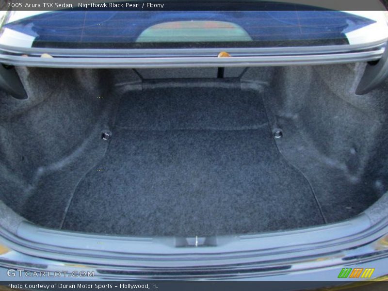  2005 TSX Sedan Trunk