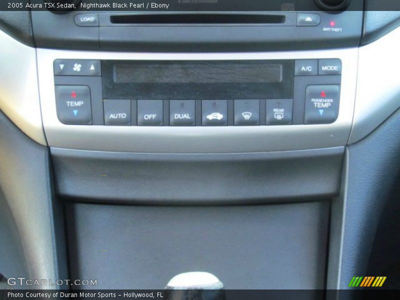 Controls of 2005 TSX Sedan