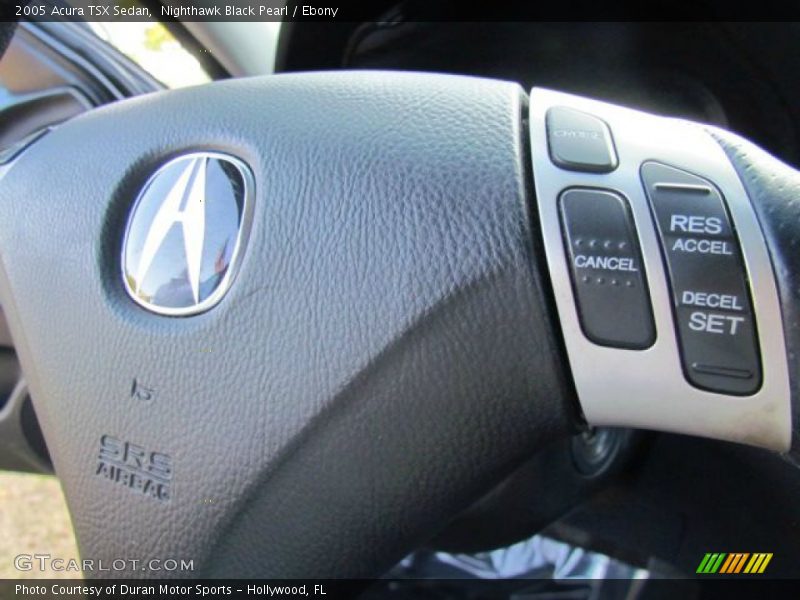 Nighthawk Black Pearl / Ebony 2005 Acura TSX Sedan