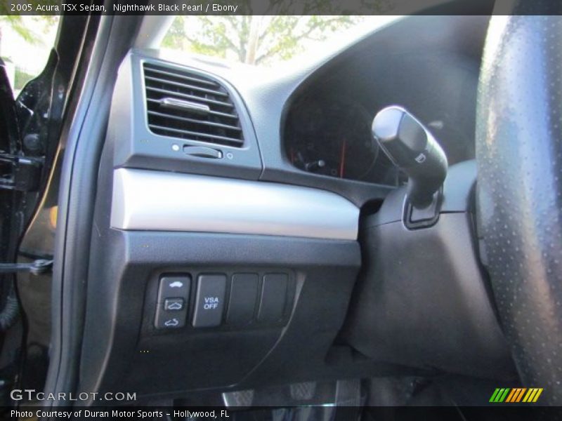 Nighthawk Black Pearl / Ebony 2005 Acura TSX Sedan