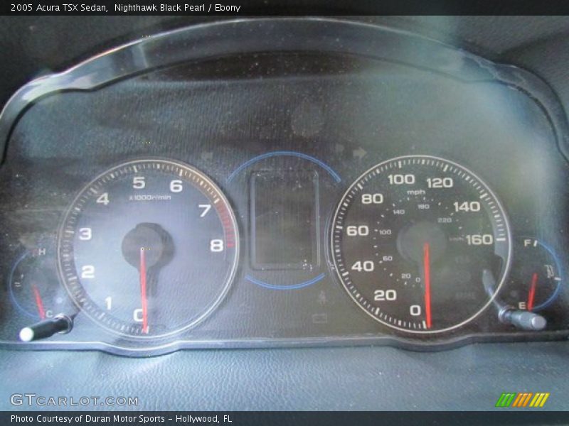 Nighthawk Black Pearl / Ebony 2005 Acura TSX Sedan
