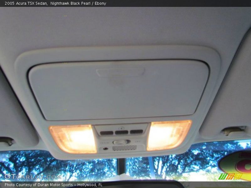 Nighthawk Black Pearl / Ebony 2005 Acura TSX Sedan