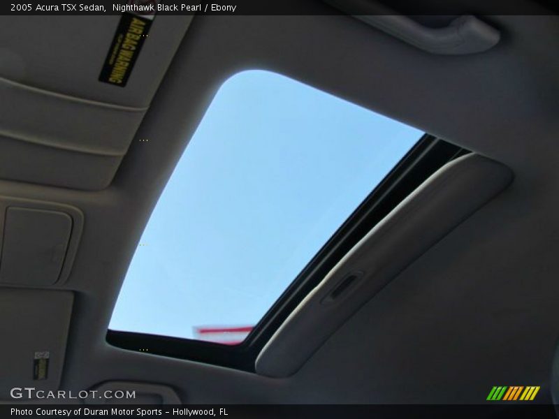 Nighthawk Black Pearl / Ebony 2005 Acura TSX Sedan
