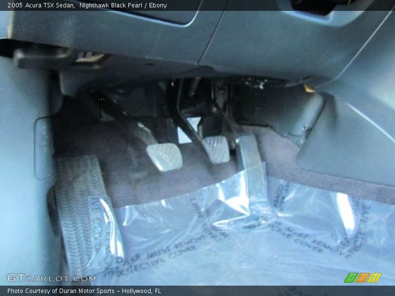 Nighthawk Black Pearl / Ebony 2005 Acura TSX Sedan