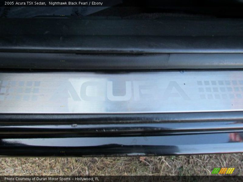 Nighthawk Black Pearl / Ebony 2005 Acura TSX Sedan