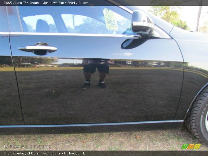 Nighthawk Black Pearl / Ebony 2005 Acura TSX Sedan