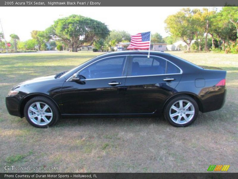 Nighthawk Black Pearl / Ebony 2005 Acura TSX Sedan