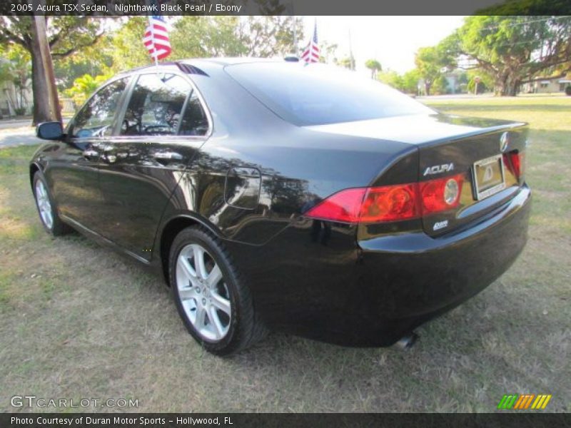 Nighthawk Black Pearl / Ebony 2005 Acura TSX Sedan