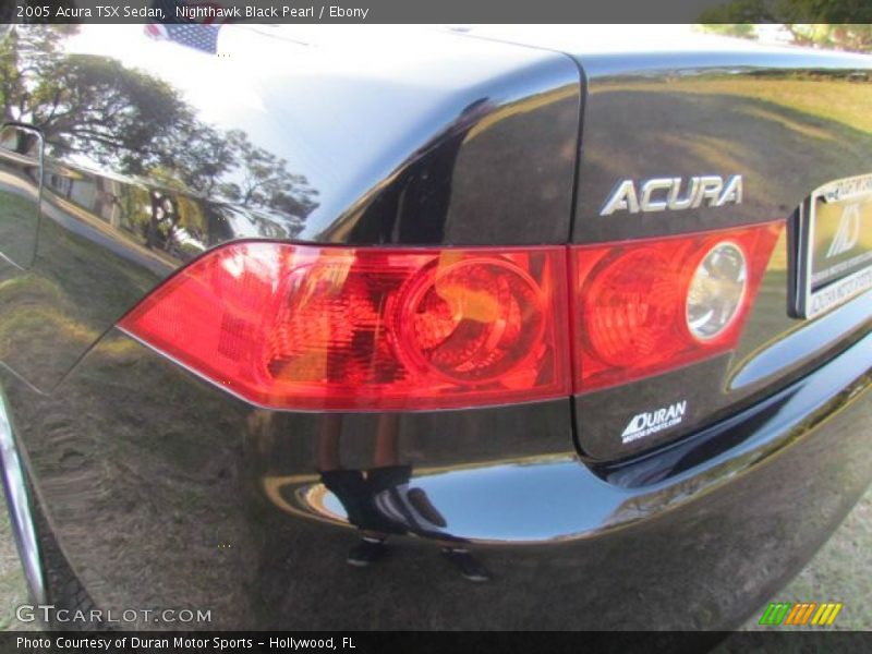 Nighthawk Black Pearl / Ebony 2005 Acura TSX Sedan