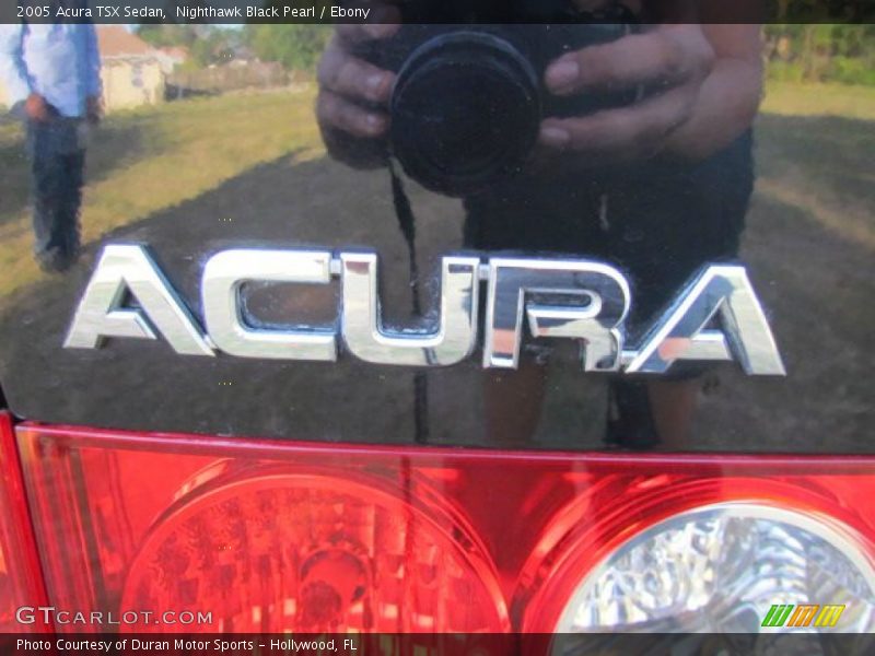Nighthawk Black Pearl / Ebony 2005 Acura TSX Sedan