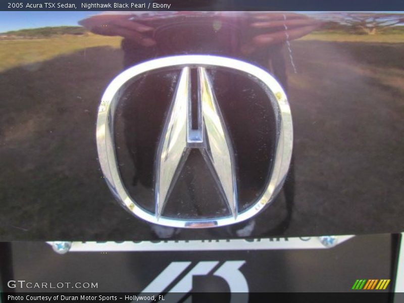 Nighthawk Black Pearl / Ebony 2005 Acura TSX Sedan