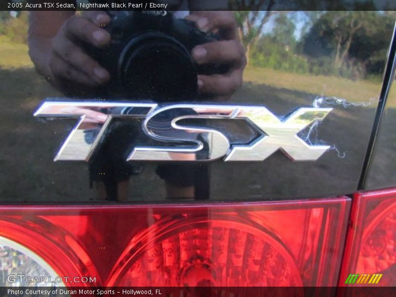 Nighthawk Black Pearl / Ebony 2005 Acura TSX Sedan