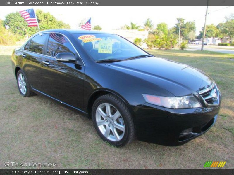 Nighthawk Black Pearl / Ebony 2005 Acura TSX Sedan