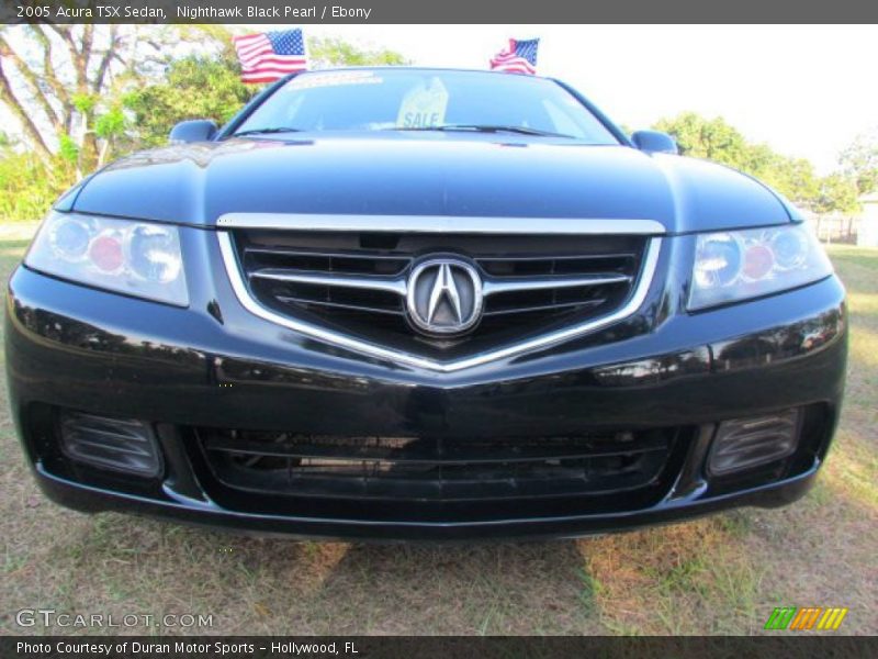 Nighthawk Black Pearl / Ebony 2005 Acura TSX Sedan