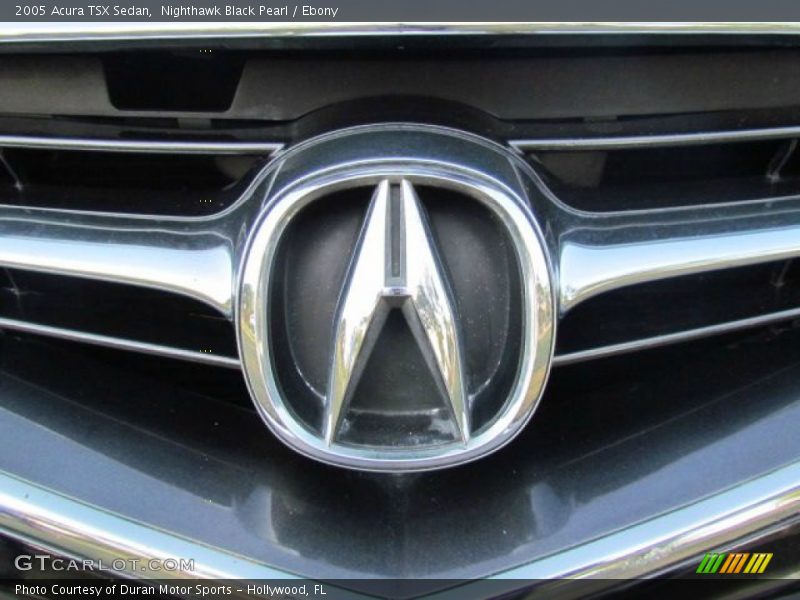 Nighthawk Black Pearl / Ebony 2005 Acura TSX Sedan
