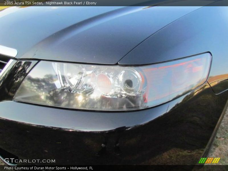 Nighthawk Black Pearl / Ebony 2005 Acura TSX Sedan