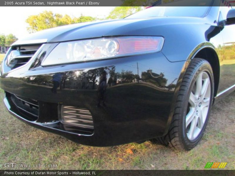 Nighthawk Black Pearl / Ebony 2005 Acura TSX Sedan