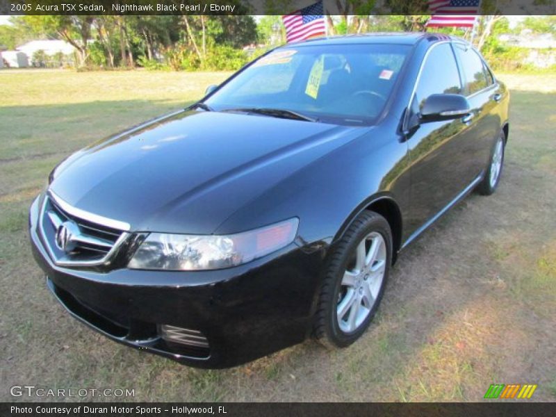 Nighthawk Black Pearl / Ebony 2005 Acura TSX Sedan
