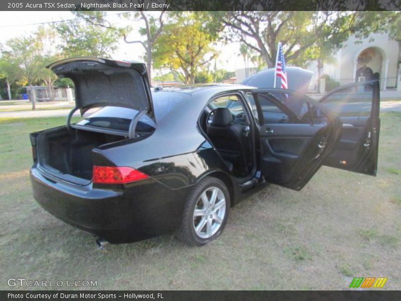 Nighthawk Black Pearl / Ebony 2005 Acura TSX Sedan