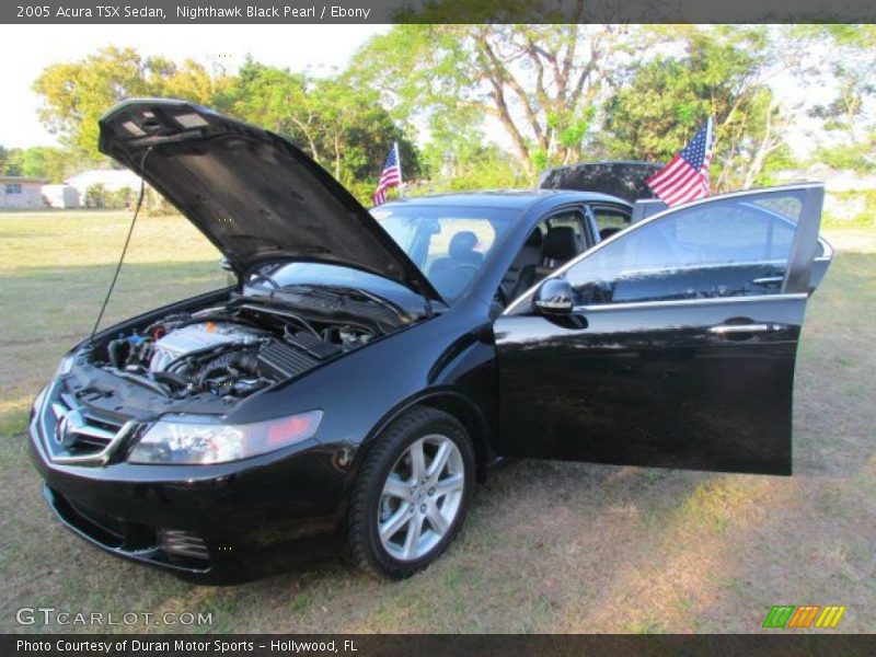 Nighthawk Black Pearl / Ebony 2005 Acura TSX Sedan