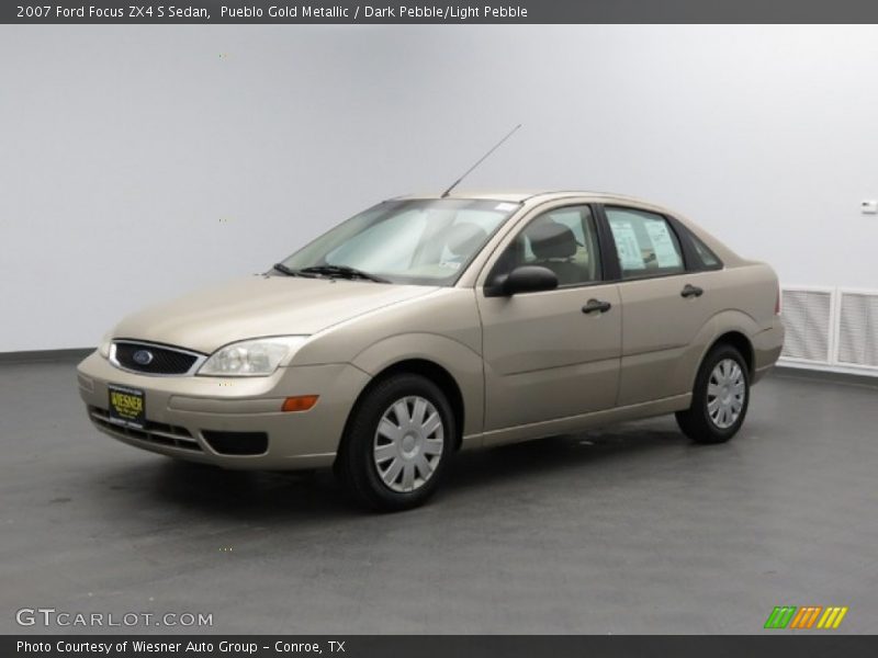 Pueblo Gold Metallic / Dark Pebble/Light Pebble 2007 Ford Focus ZX4 S Sedan