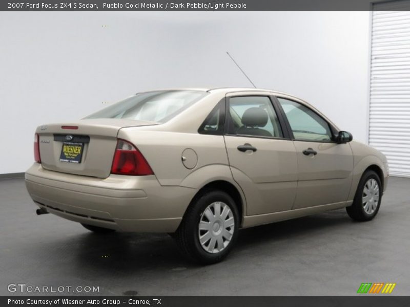 Pueblo Gold Metallic / Dark Pebble/Light Pebble 2007 Ford Focus ZX4 S Sedan