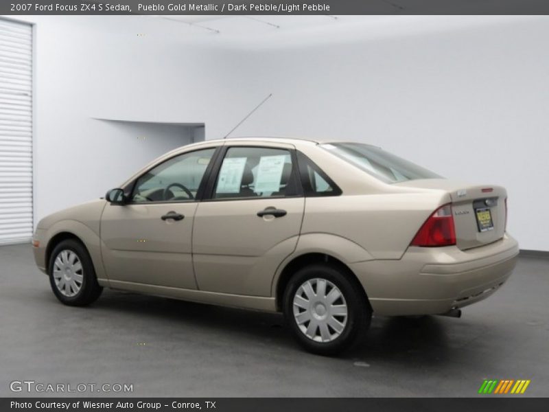 Pueblo Gold Metallic / Dark Pebble/Light Pebble 2007 Ford Focus ZX4 S Sedan