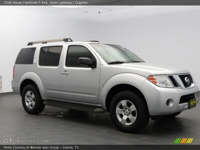 Silver Lightning / Graphite 2008 Nissan Pathfinder S 4x4