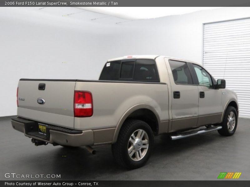 Smokestone Metallic / Tan 2006 Ford F150 Lariat SuperCrew
