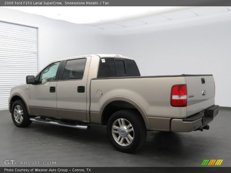 Smokestone Metallic / Tan 2006 Ford F150 Lariat SuperCrew