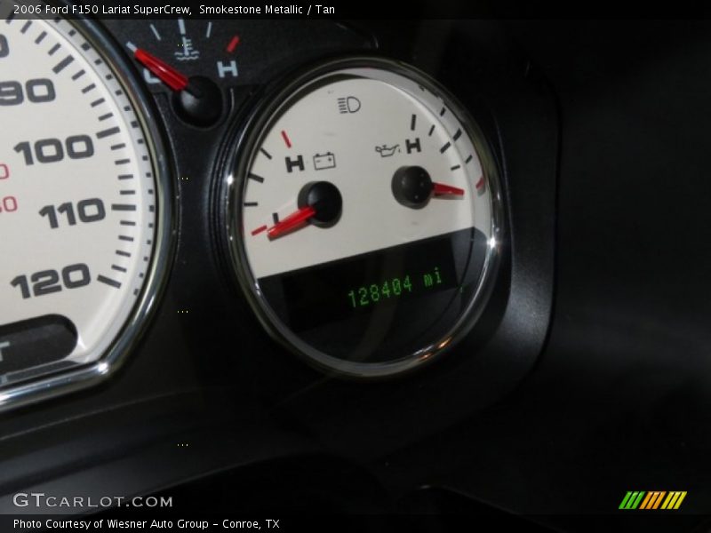 Smokestone Metallic / Tan 2006 Ford F150 Lariat SuperCrew