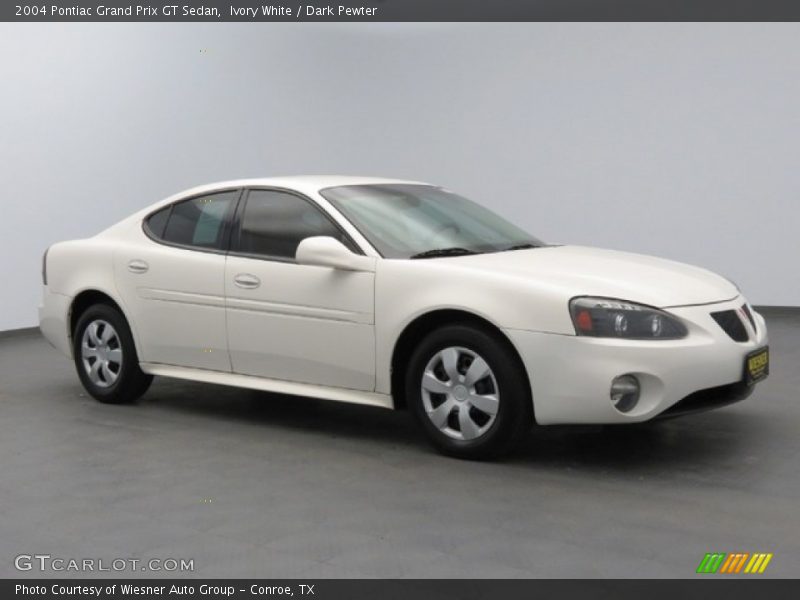 Ivory White / Dark Pewter 2004 Pontiac Grand Prix GT Sedan