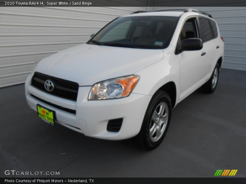 Super White / Sand Beige 2010 Toyota RAV4 I4