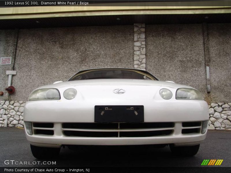 Diamond White Pearl / Beige 1992 Lexus SC 300