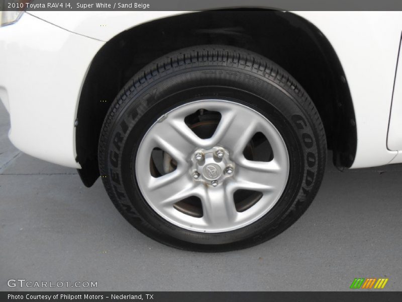 Super White / Sand Beige 2010 Toyota RAV4 I4