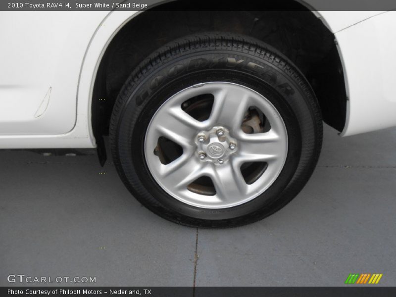 Super White / Sand Beige 2010 Toyota RAV4 I4
