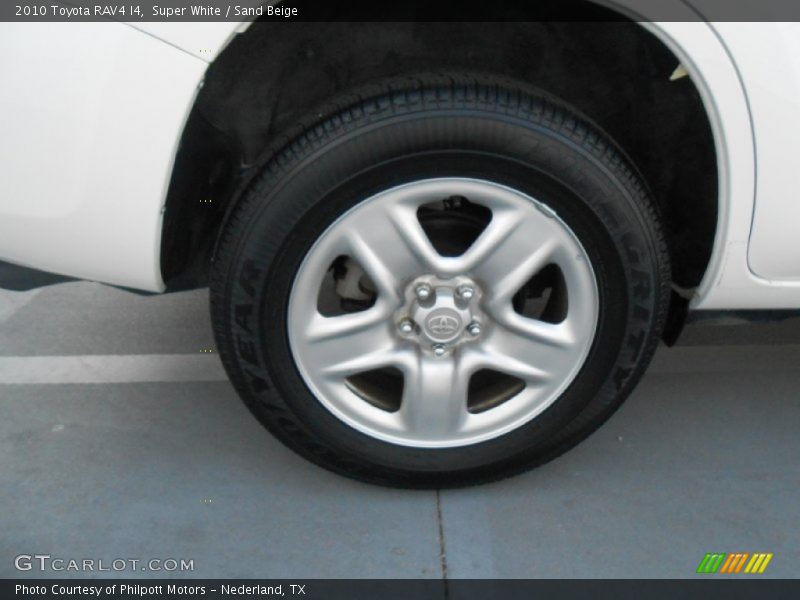 Super White / Sand Beige 2010 Toyota RAV4 I4
