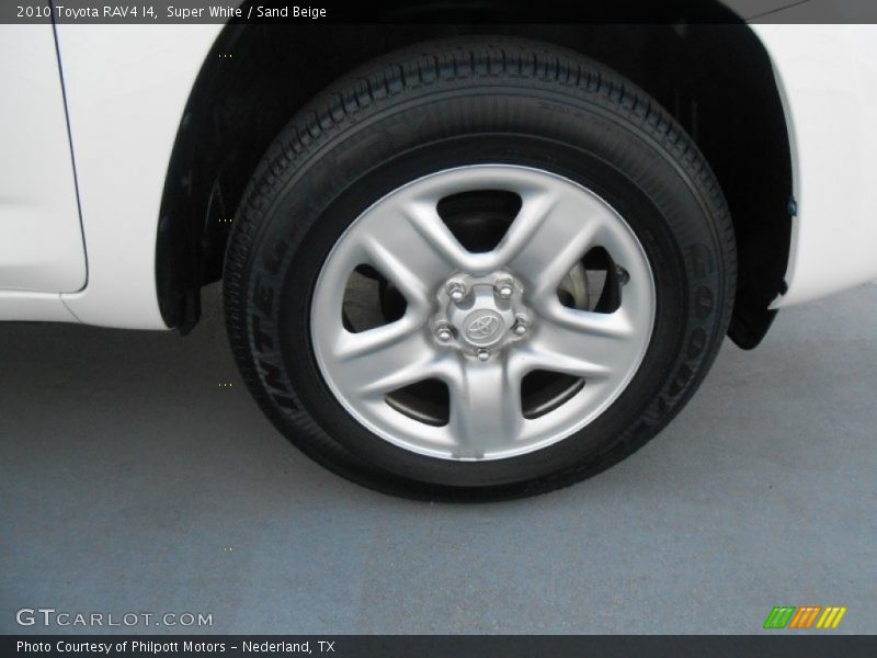 Super White / Sand Beige 2010 Toyota RAV4 I4